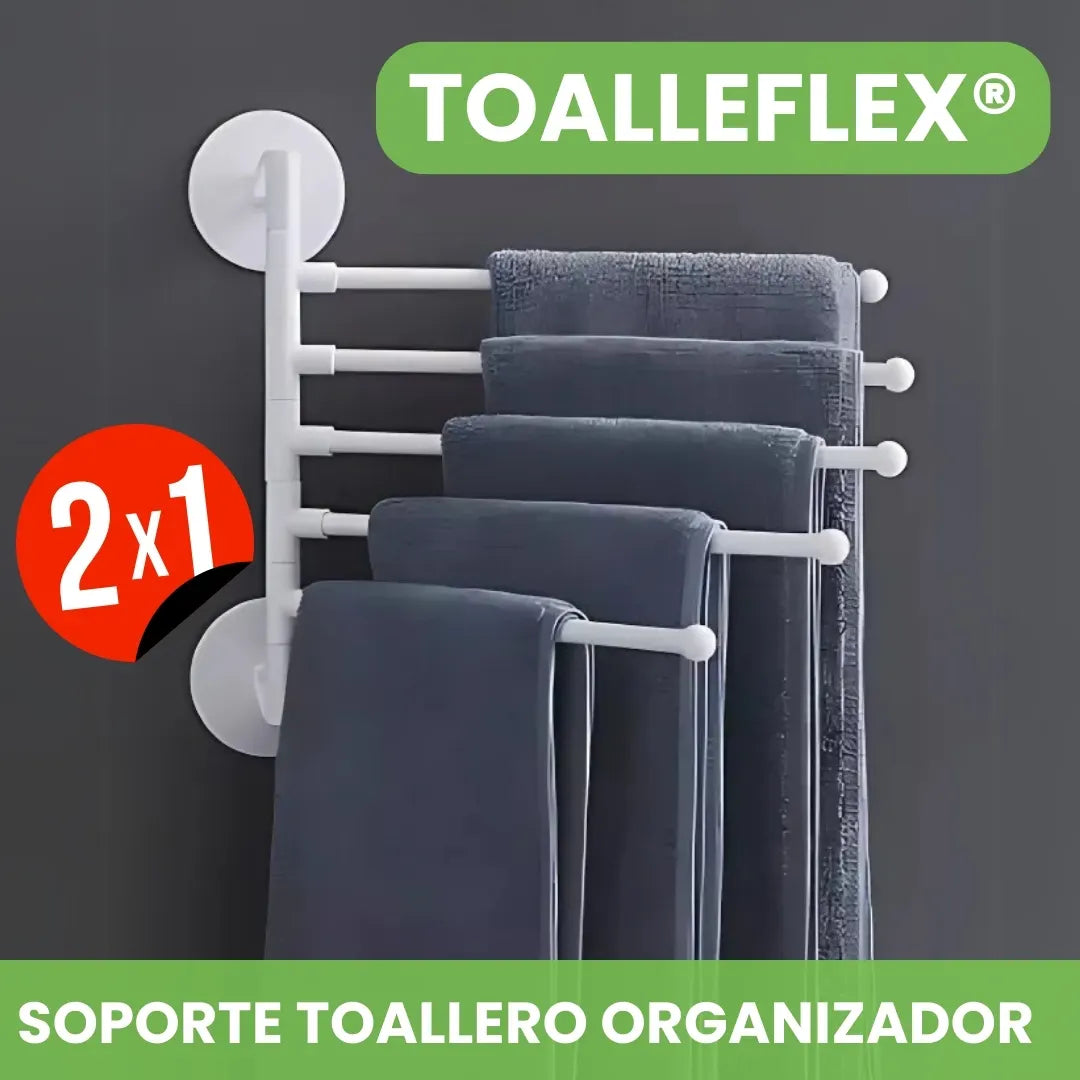 TOALLEFLEX® SOPORTE ORGANIZADOR PARA TOALLAS