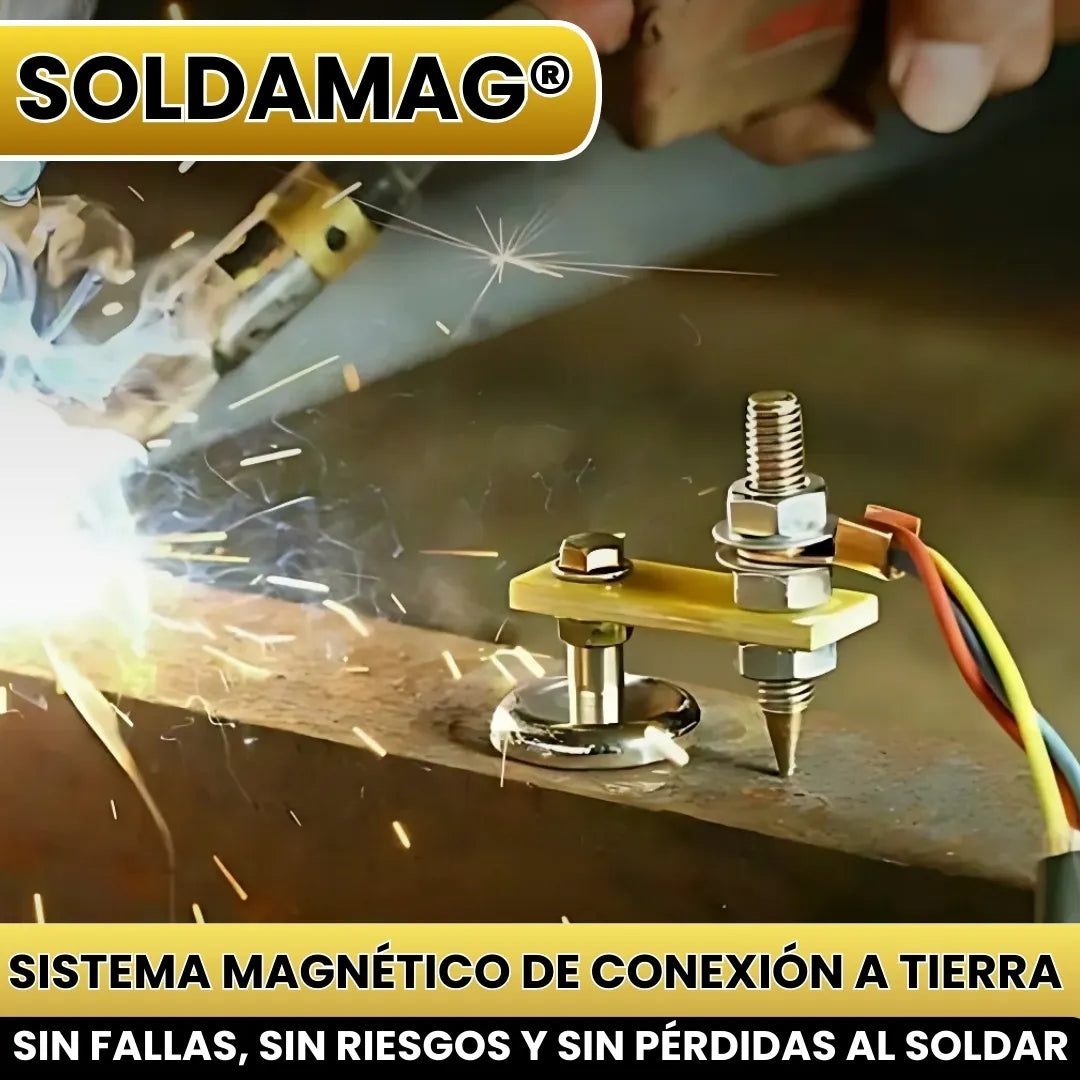 SOLDAMAG® SISTEMA MAGNÉTICO DE CONEXIÓN A TIERRA PARA SOLDADORES