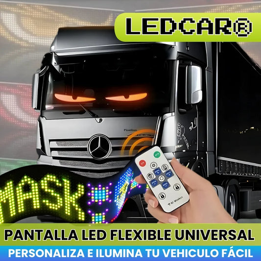 LEDCAR® PANTALLA LED FLEXIBLE UNIVERSAL PERSONALIZABLE
