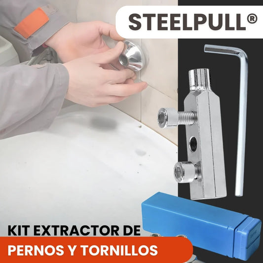 STEELPULL® KIT EXTRACTOR DE PERNOS ROTOS, TUERCAS Y TORNILLOS