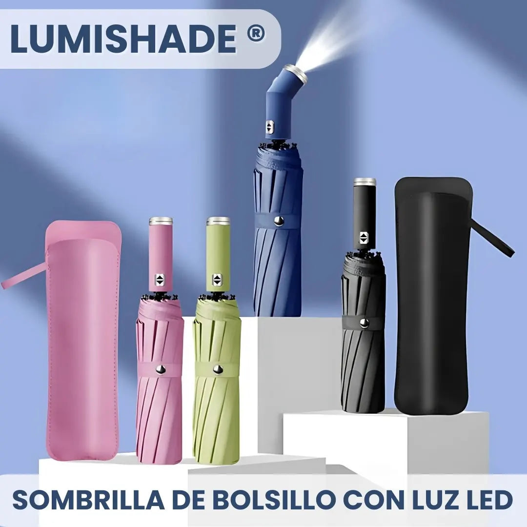 LUMISHADE® SOMBRILLA CON LUZ LED AJUSTABLE DE 1MT