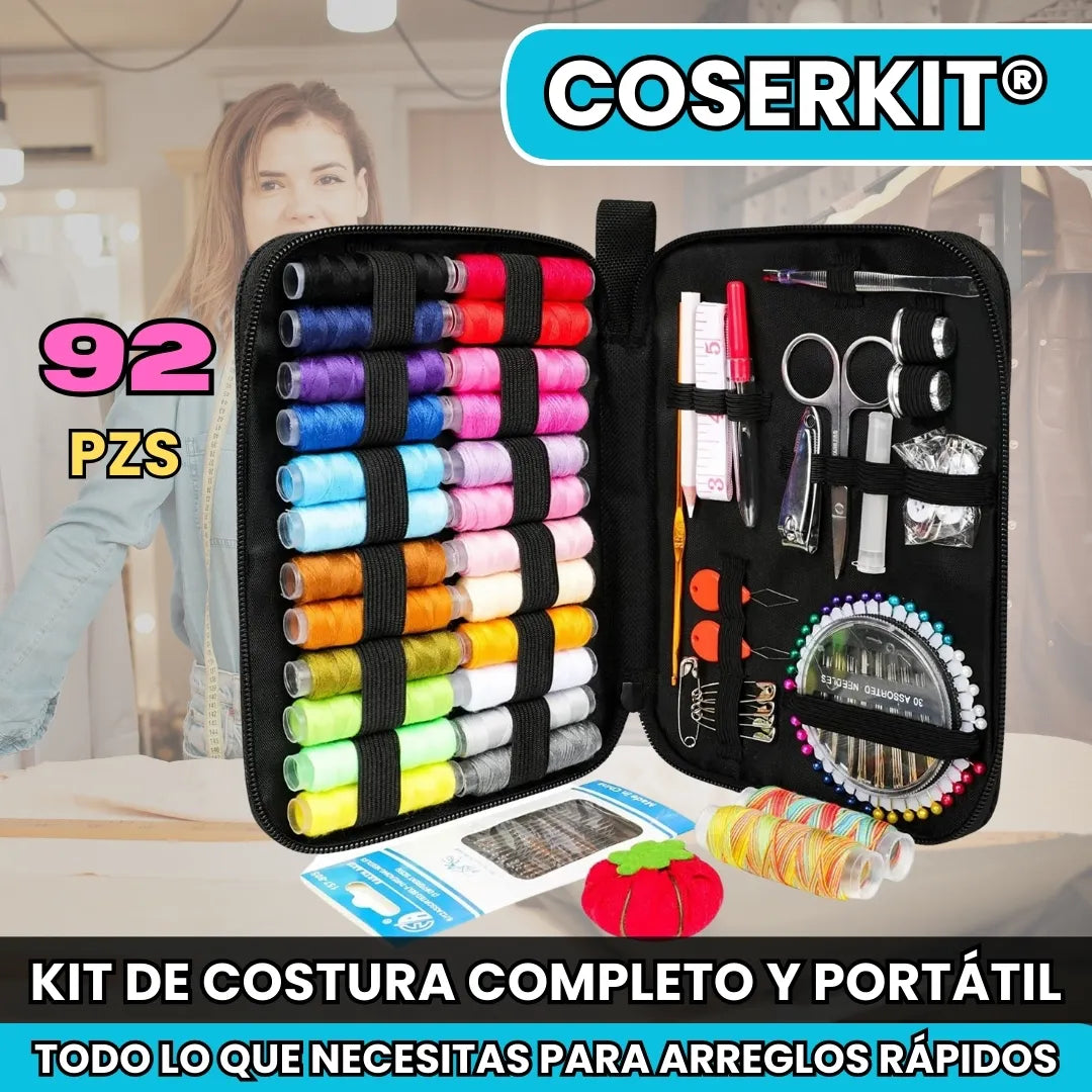 COSERKIT® KIT DE COSTURA PROFESIONAL COMPLETO 92 PZS