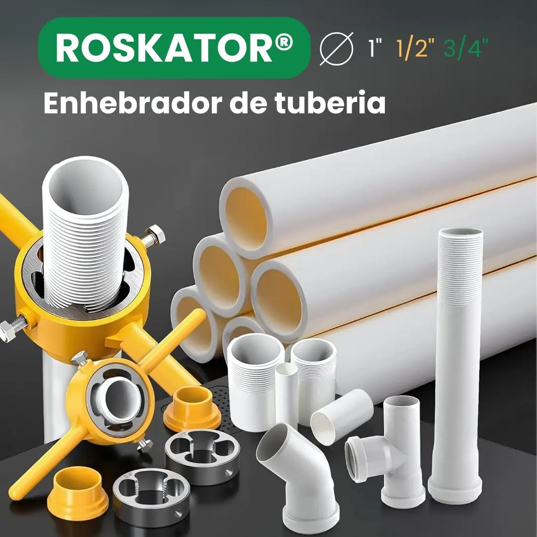 ROSKATOR® ENHEBRADOR DE TUBERIA UNIVERSAL