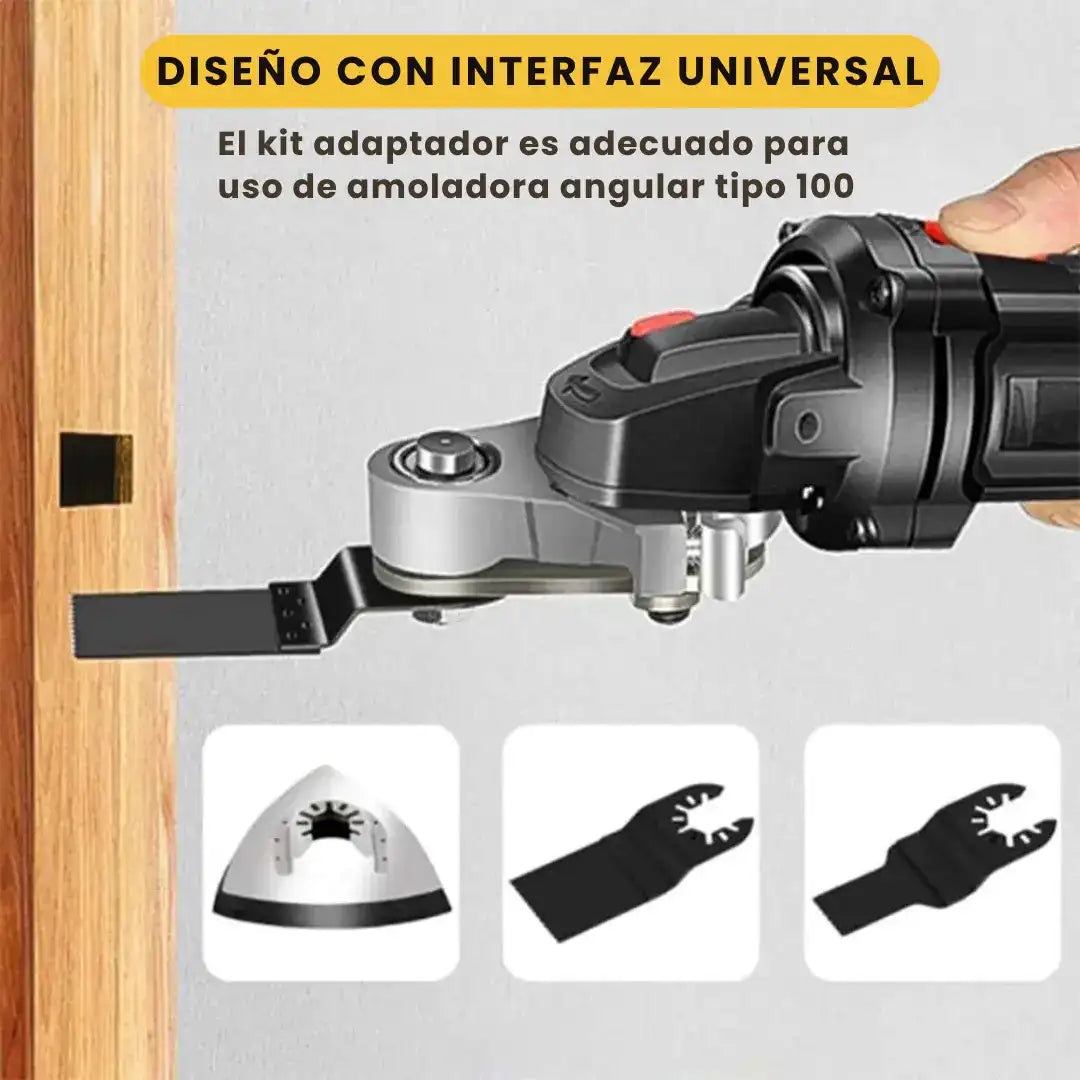 Kit 4 en 1 Pro® para Pulidora con cabezal Universal