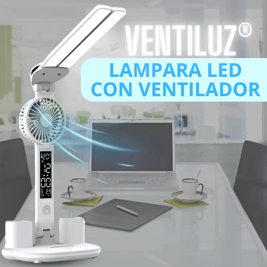 VENTILUZ® LAMPARA LED CON VENTILADOR