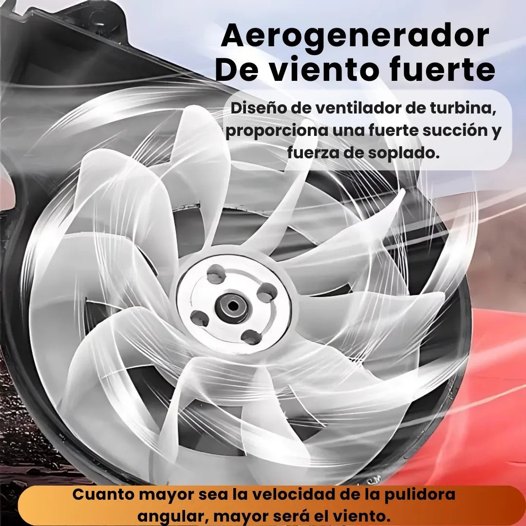 PULI-TURBO® 2EN1 KIT PARA CONVERTIR PULIDORA ANGULAR EN ASPIRADORA Y SOPLADOR