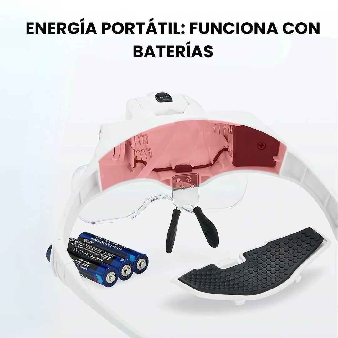VISIONPRO 4K® GAFAS DESMONTABLES CON 5 LENTES + LED
