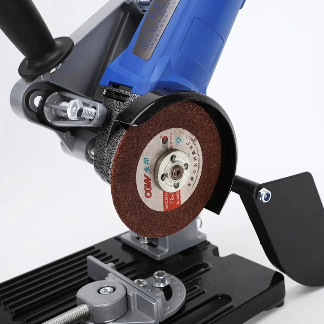 BASECUTTER® SOPORTE DE CORTE  PARA AMOLADORA ANGULAR, CORTA A 90° Y 45°