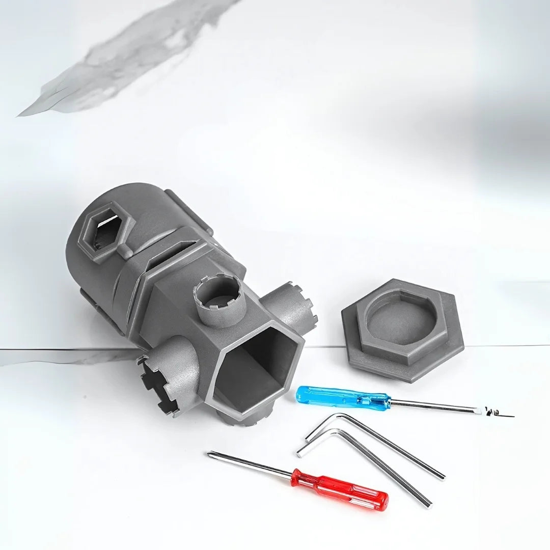 GRIFLEX® LLAVE MULTIFUNCIONAL 16 USOS PARA FONTANERIA DE GRIFOS UNIVERSAL