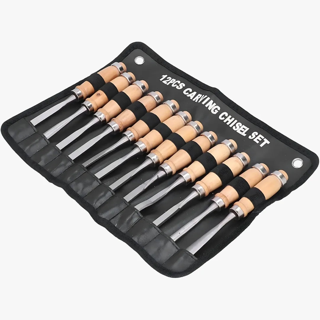 CHISELART® SET X12 CINCELES DE ACERO INOXIDABLE