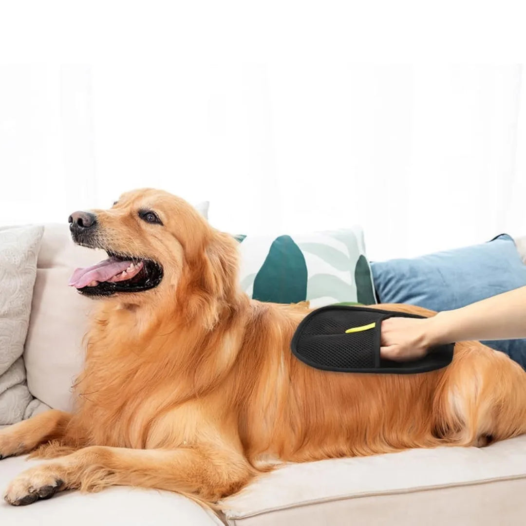 PELOSPET®  GUANTE DE TELA ESTÁTICA PARA RECOGER PELO SUELTO DE LAS MASCOTAS