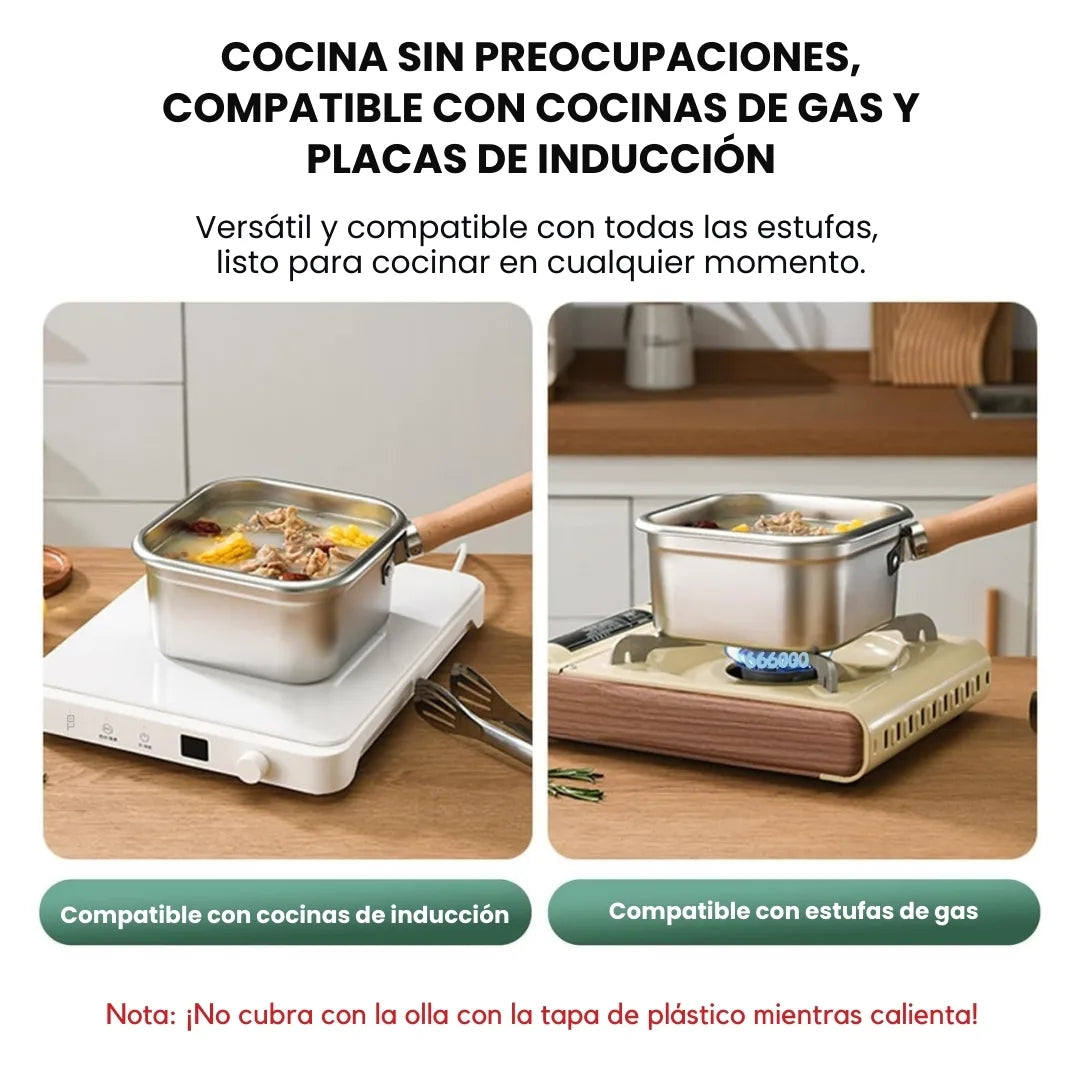 FREIZEN PRO® OLLA MULTIFUNCIONAL ACERO INOXIDABLE