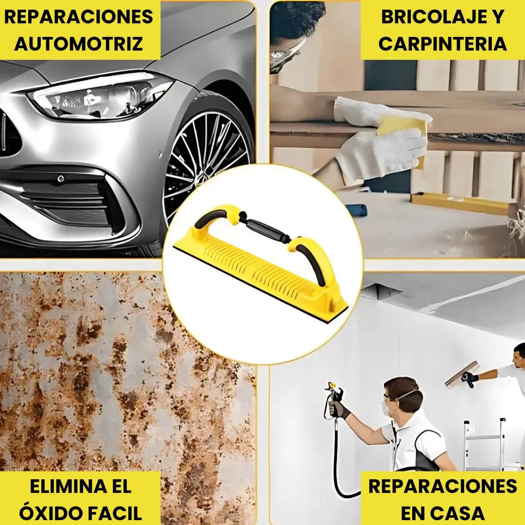 LIJAMAX® 4 PIEZAS DE LIJADORAS VELCRO AJUSTABLES