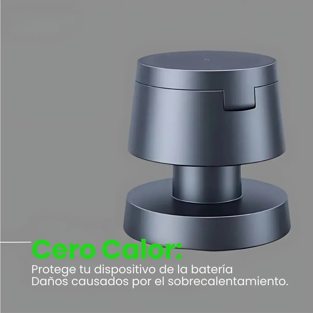 CARGAPRO® 4EN1 - CARGADOR UNIVERSAL MAGNETICO DE 3 PUESTOS CON LUZ LED, CARGA: MOVIL, WATCH, AIRPOD