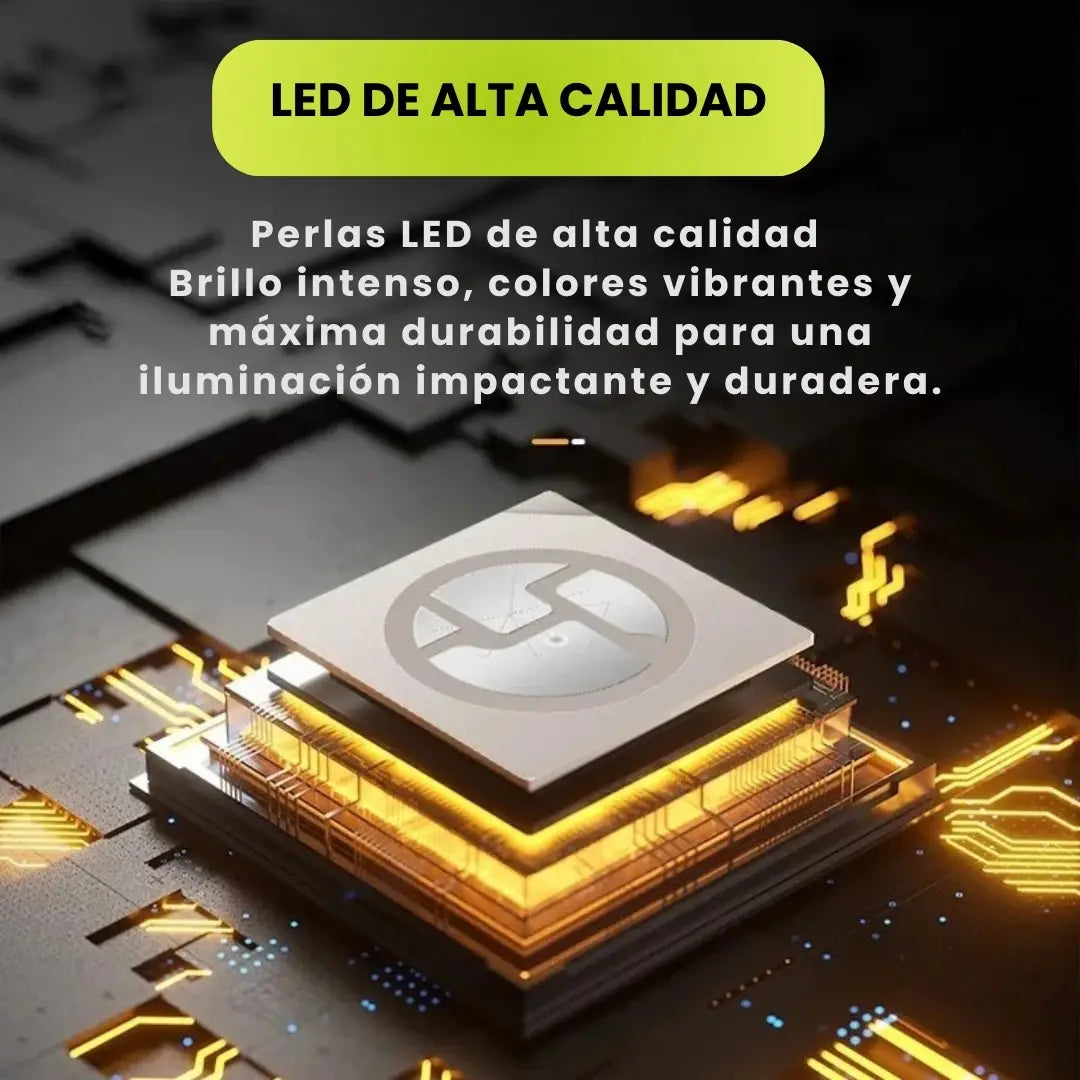 LEDCAR® PANTALLA LED FLEXIBLE UNIVERSAL PERSONALIZABLE