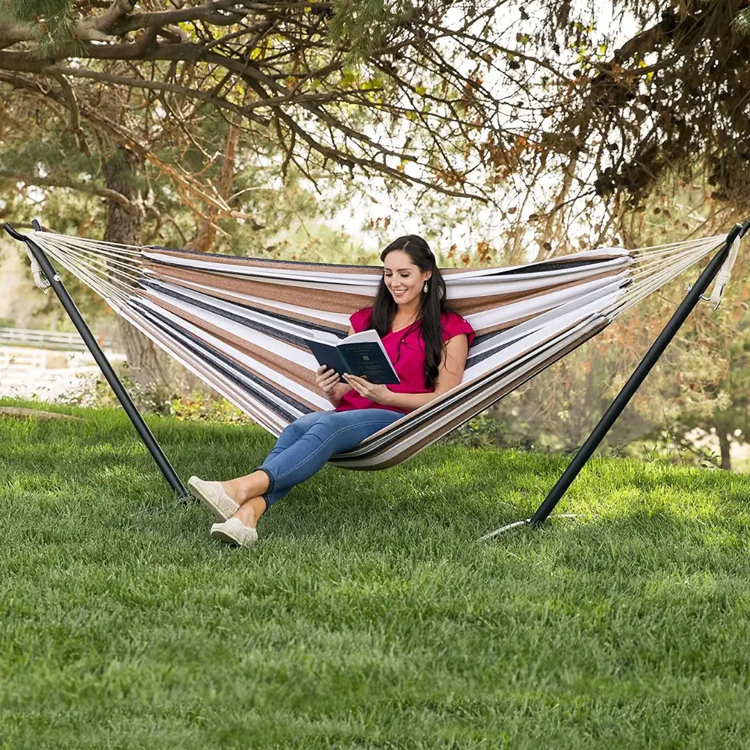 ECO-COMFORT® SOPORTE Y DESCANSADOR DE HAMACA