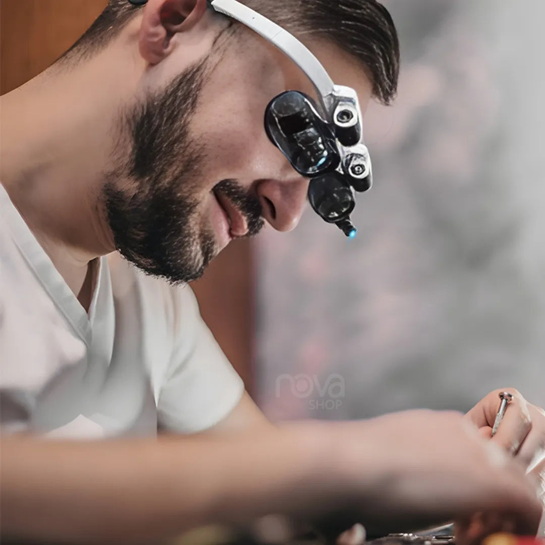 GAFAS REPAIR® CON LUPA Y LED, DISEÑADAS PARA REPARAR