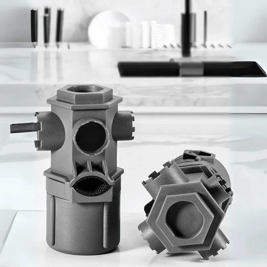 GRIFLEX® LLAVE MULTIFUNCIONAL 16 USOS PARA FONTANERIA DE GRIFOS UNIVERSAL