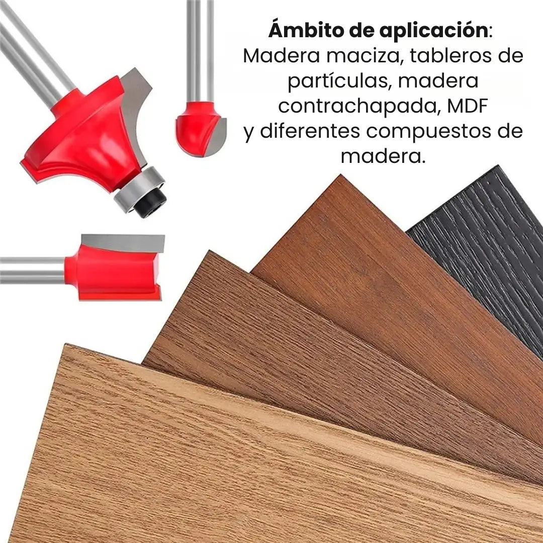 ULTRABIT 15® BROCAS ENRUTADORAS SET X15