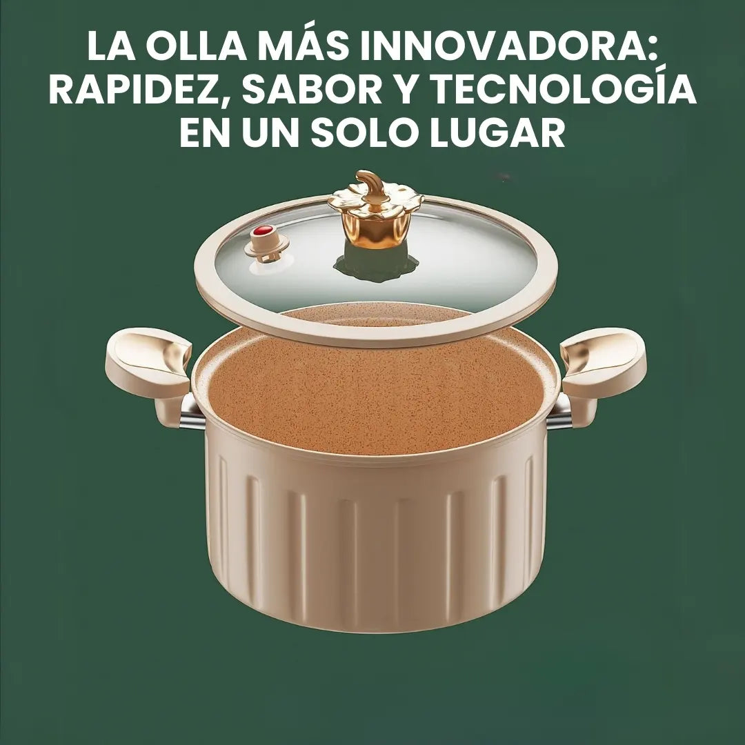 SPEEDYPOT® OLLA MICRO-PRESION DE ACERO Y ANTIHADERENTE