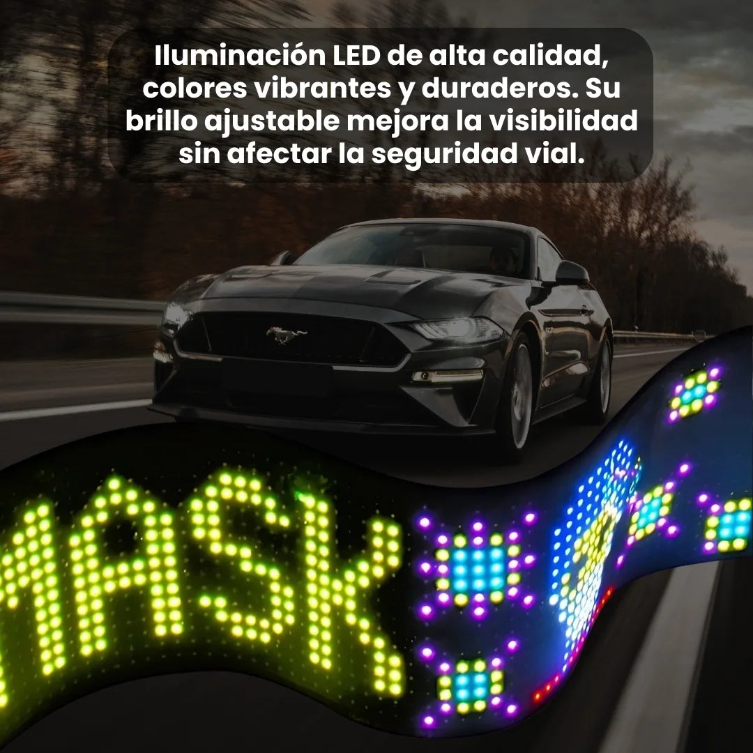 LEDCAR® PANTALLA LED FLEXIBLE UNIVERSAL PERSONALIZABLE