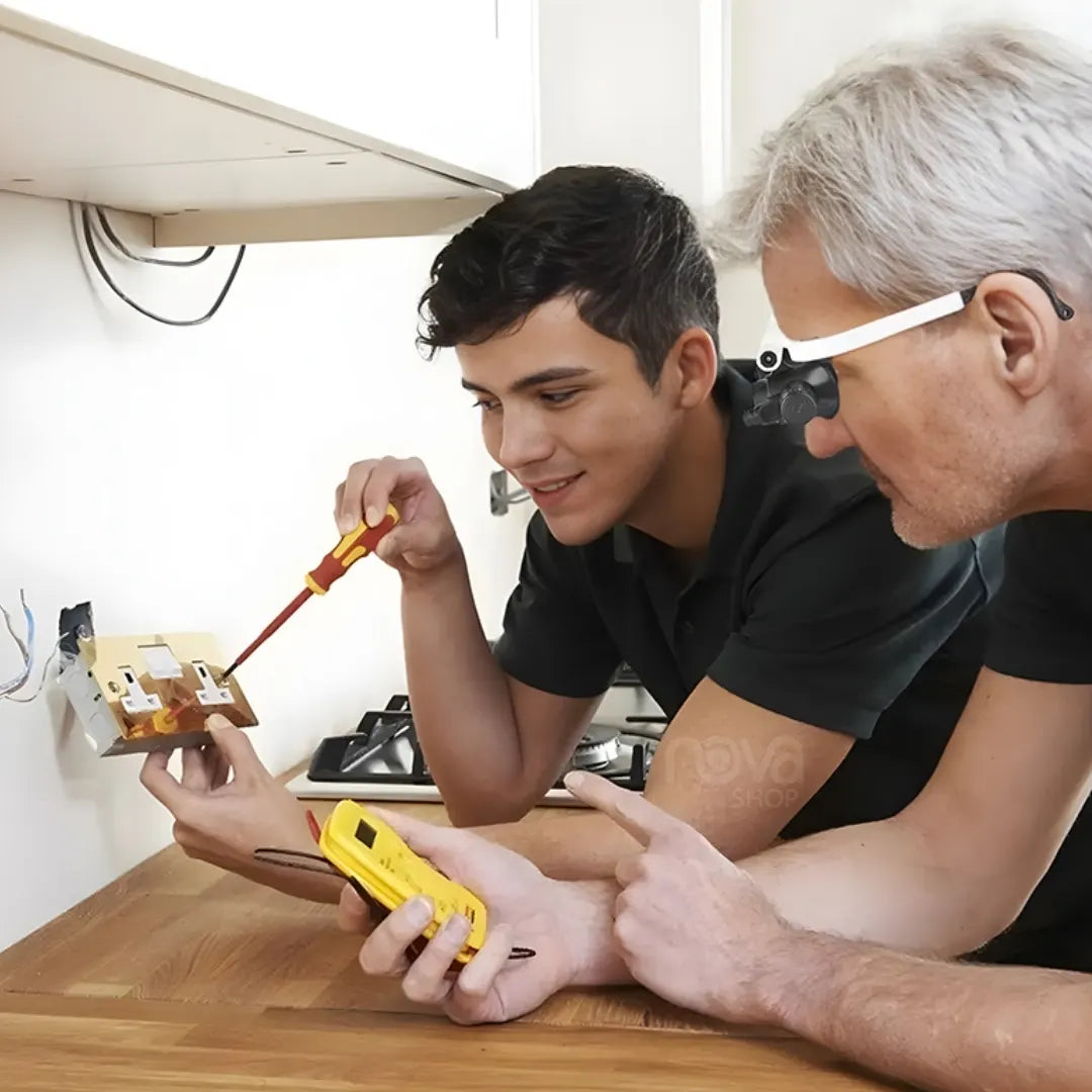 GAFAS REPAIR® CON LUPA Y LED, DISEÑADAS PARA REPARAR