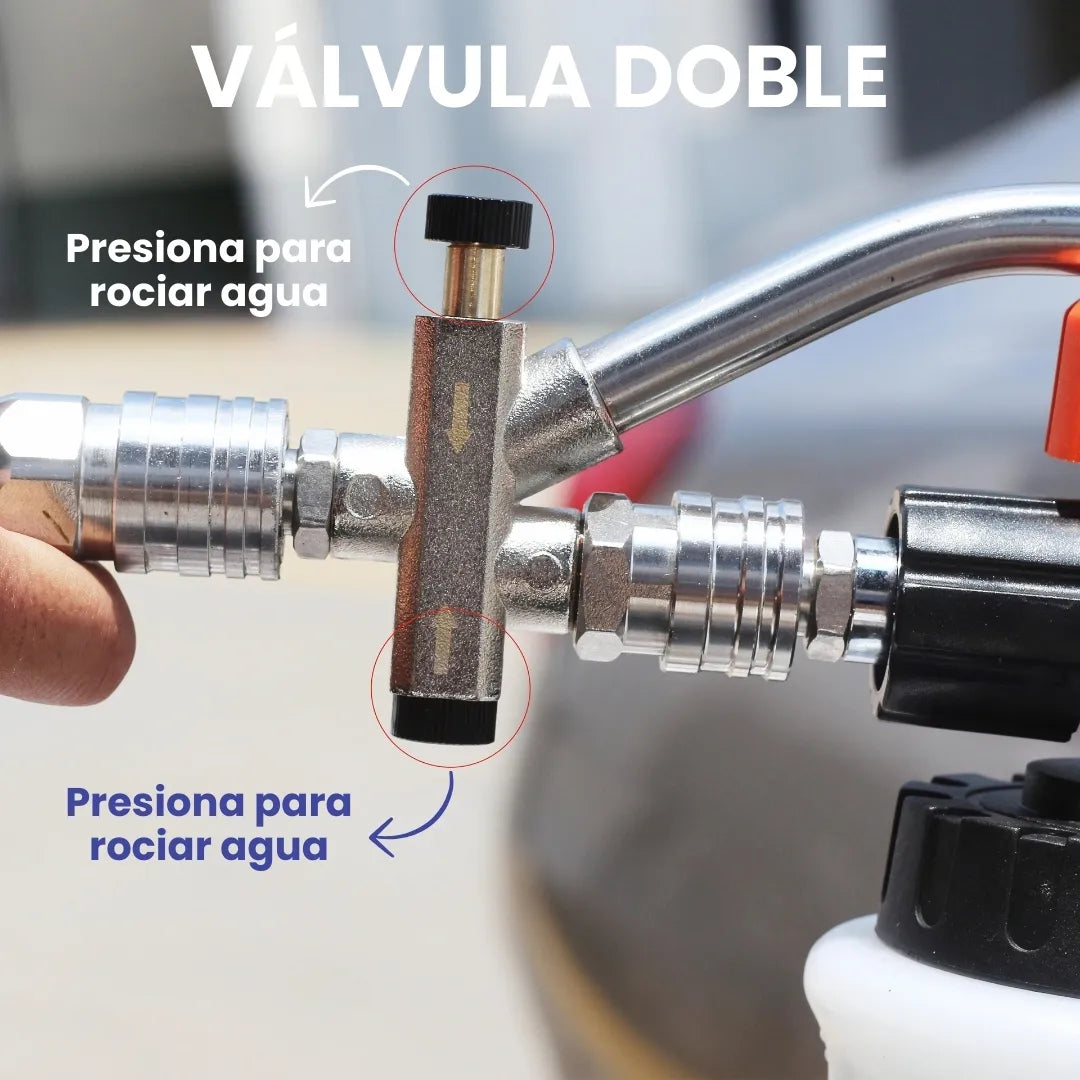 POWERWASH® BOQUILLA  DE ESPUMA DOBLE PARA LAVADO DE AUTOS Y EXTERIORES
