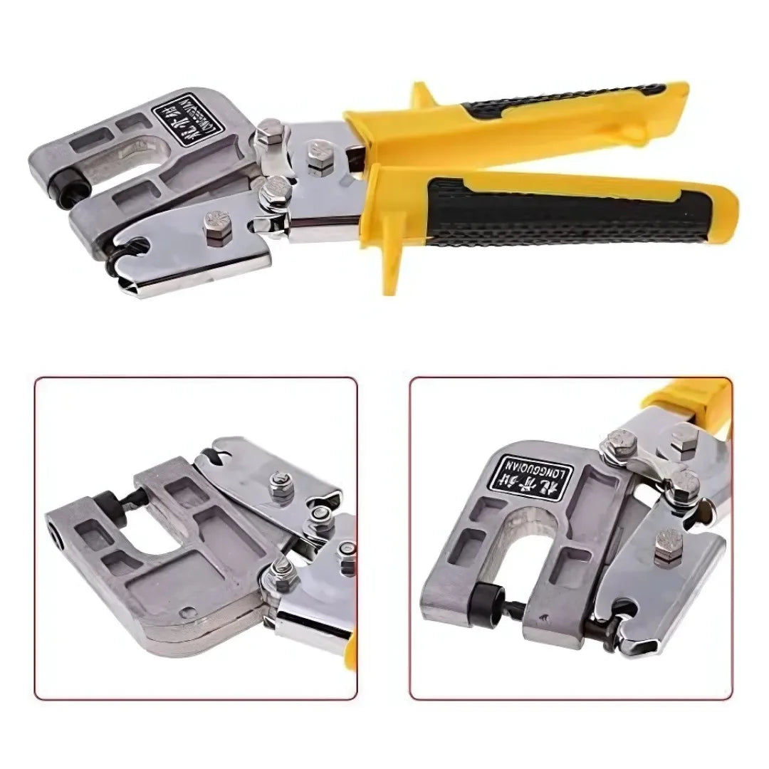 IRONLOCK® ALICATE PUNZADOR DE ACERO INOXIDABLE PARA UNIR PERFILES METALICOS