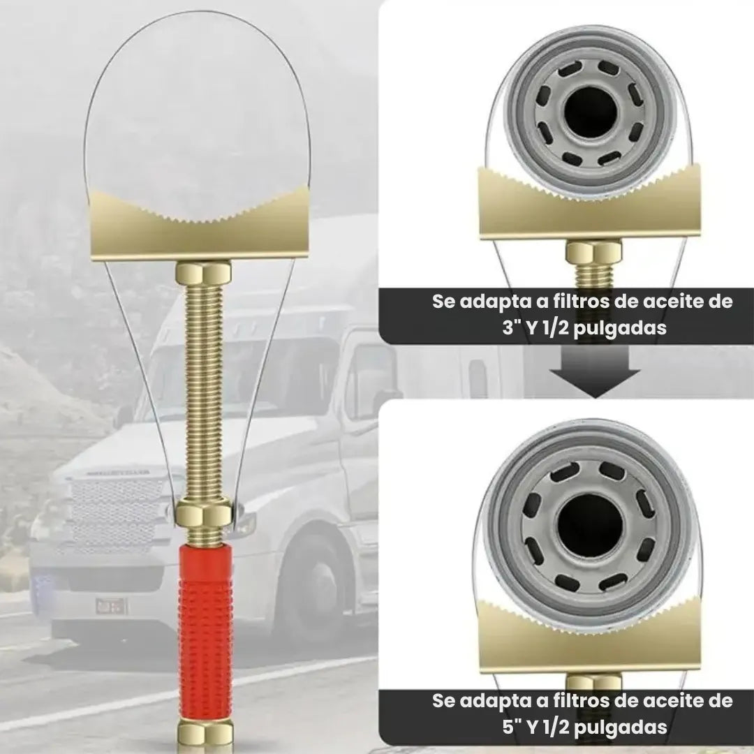 FILTROBUSTER® LLAVE MECÁNICA DE FILTROS DE ACEITE PARA VEHICULOS