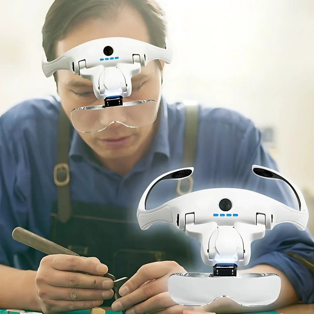 VISIONPRO 4K® GAFAS DESMONTABLES CON 5 LENTES + LED