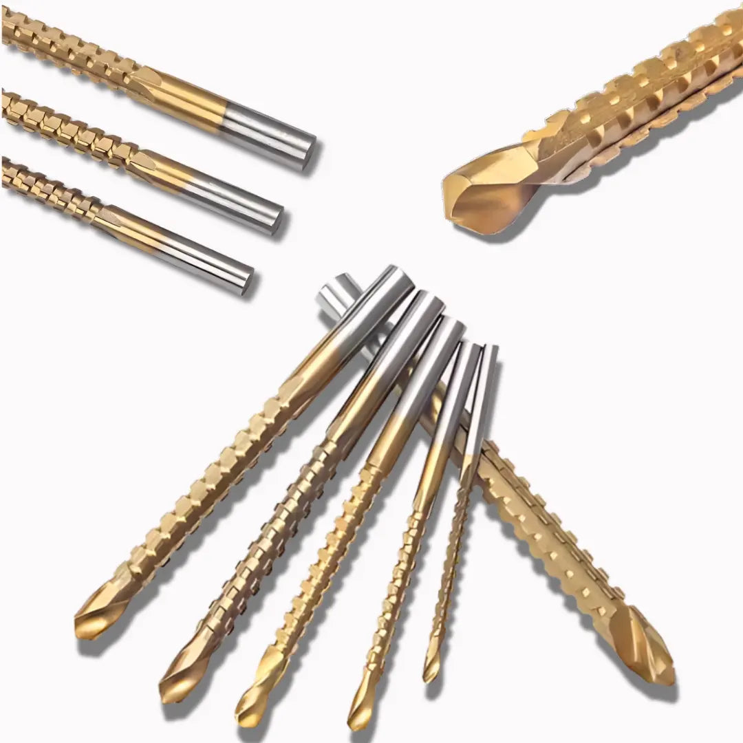 TITANBROC® X6 JUEGO DE BROCAS DENTADAS EN TITANIO