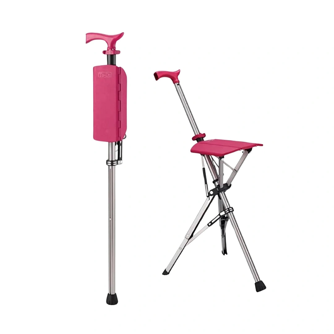 ALIVIOMOVIL® BASTÓN CON SILLA DESPLEGABLE