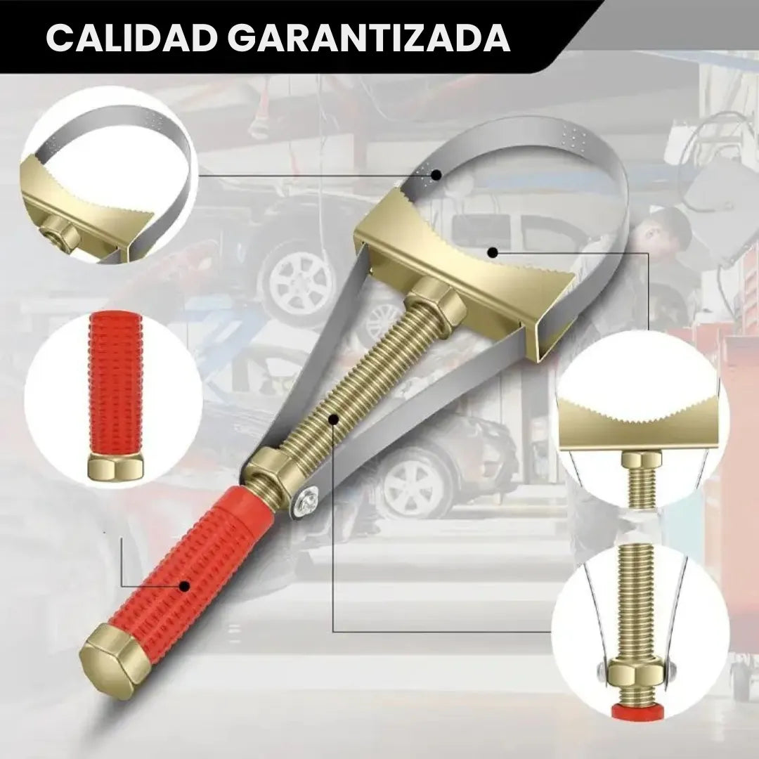 FILTROBUSTER® LLAVE MECÁNICA DE FILTROS DE ACEITE PARA VEHICULOS