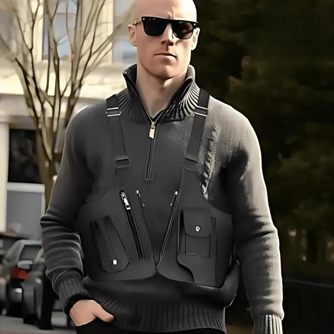 BOLSO FBI® CHALECO TÁCTICO ANTIRROBO