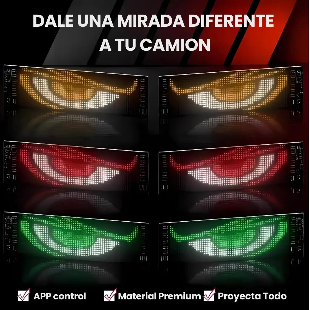 LEDCAR® PANTALLA LED FLEXIBLE UNIVERSAL PERSONALIZABLE