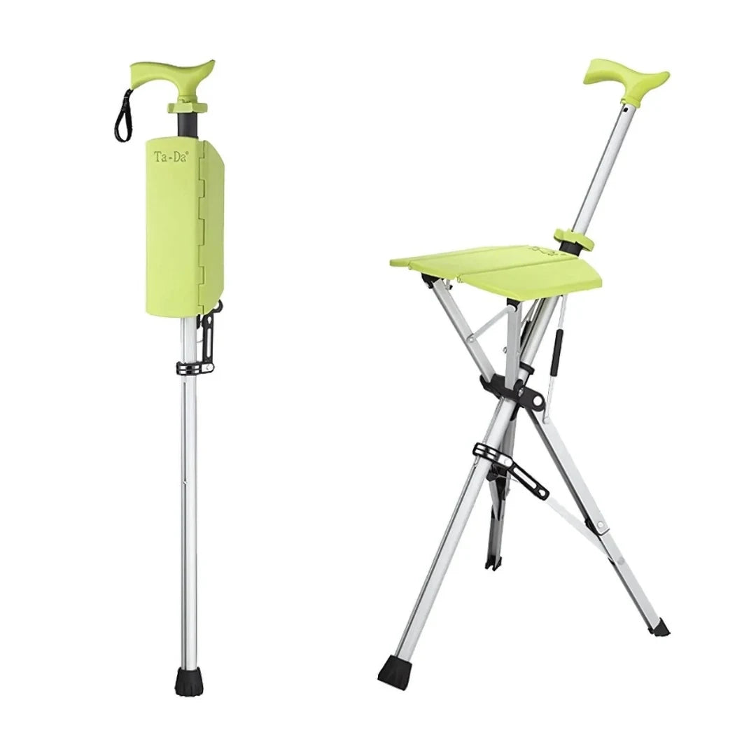 ALIVIOMOVIL® BASTÓN CON SILLA DESPLEGABLE