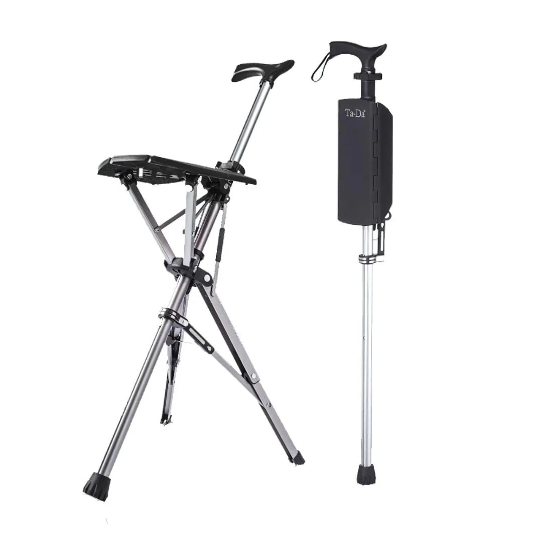 ALIVIOMOVIL® BASTÓN CON SILLA DESPLEGABLE