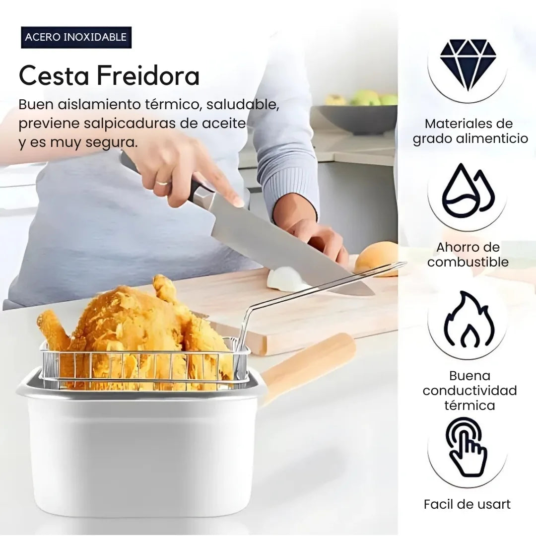 FREIZEN PRO® OLLA MULTIFUNCIONAL ACERO INOXIDABLE
