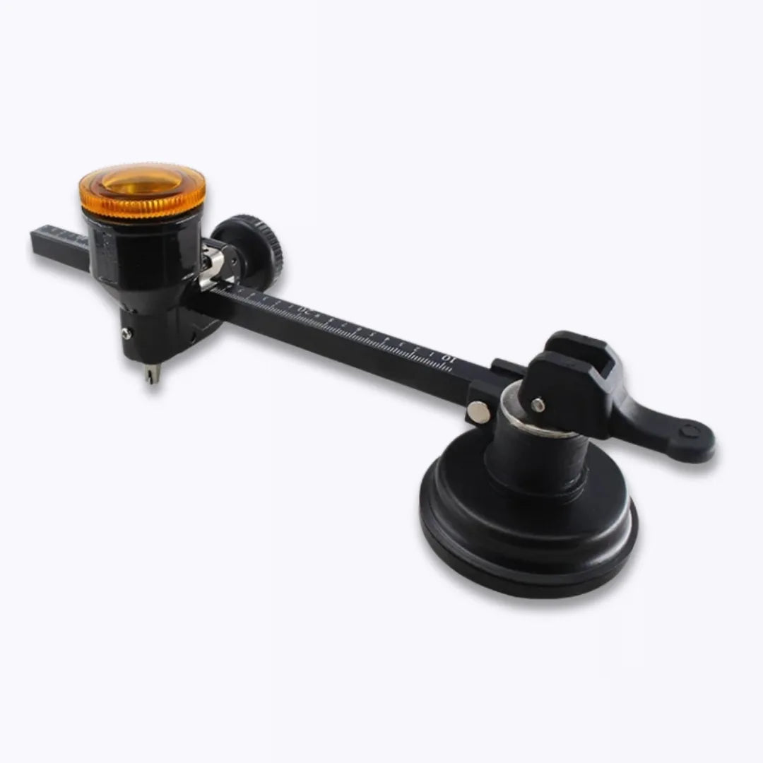 CORTVID®  CORTADOR DE VIDRIO CIRCULAR CON VENTOSA Y CALIBRE DE BRUJULA