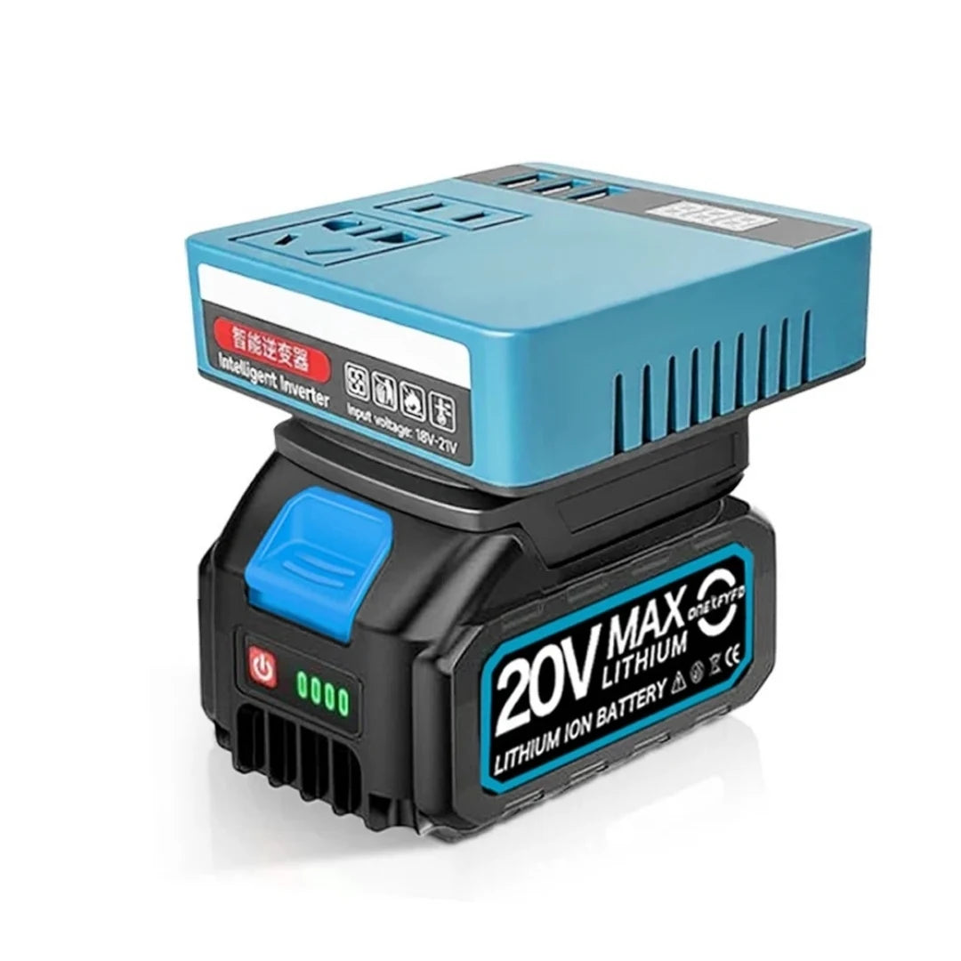 VOLTGO® INVERSOR PORTATIL PARA BATERIAS DE LITIO 120V/220W