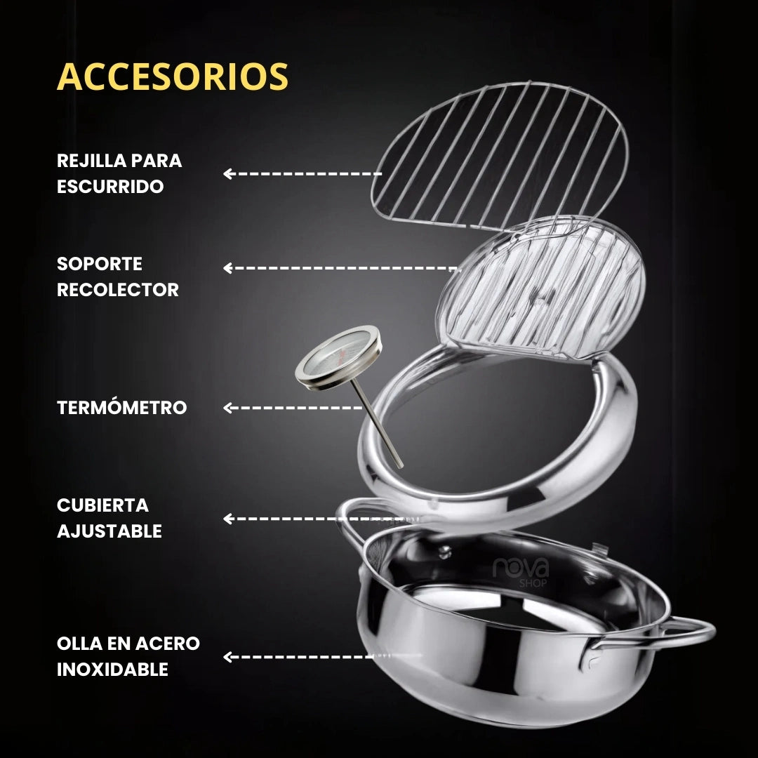 FRYMASTER® OLLA FREIDORA JAPONESA CON CONTROL DE TEMPERATURA