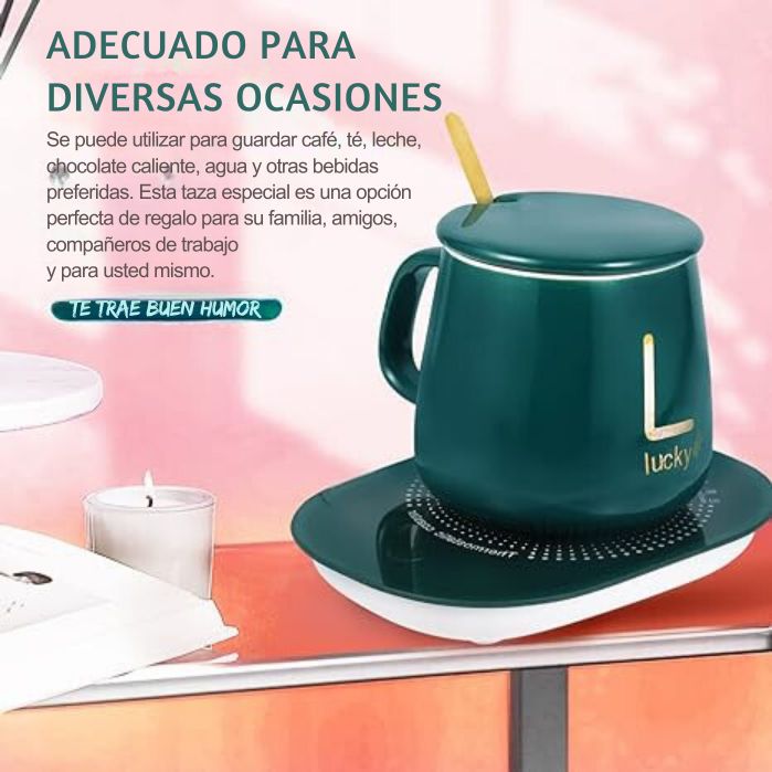 LUCKY™ MUG - Con Calentador + Cuchara