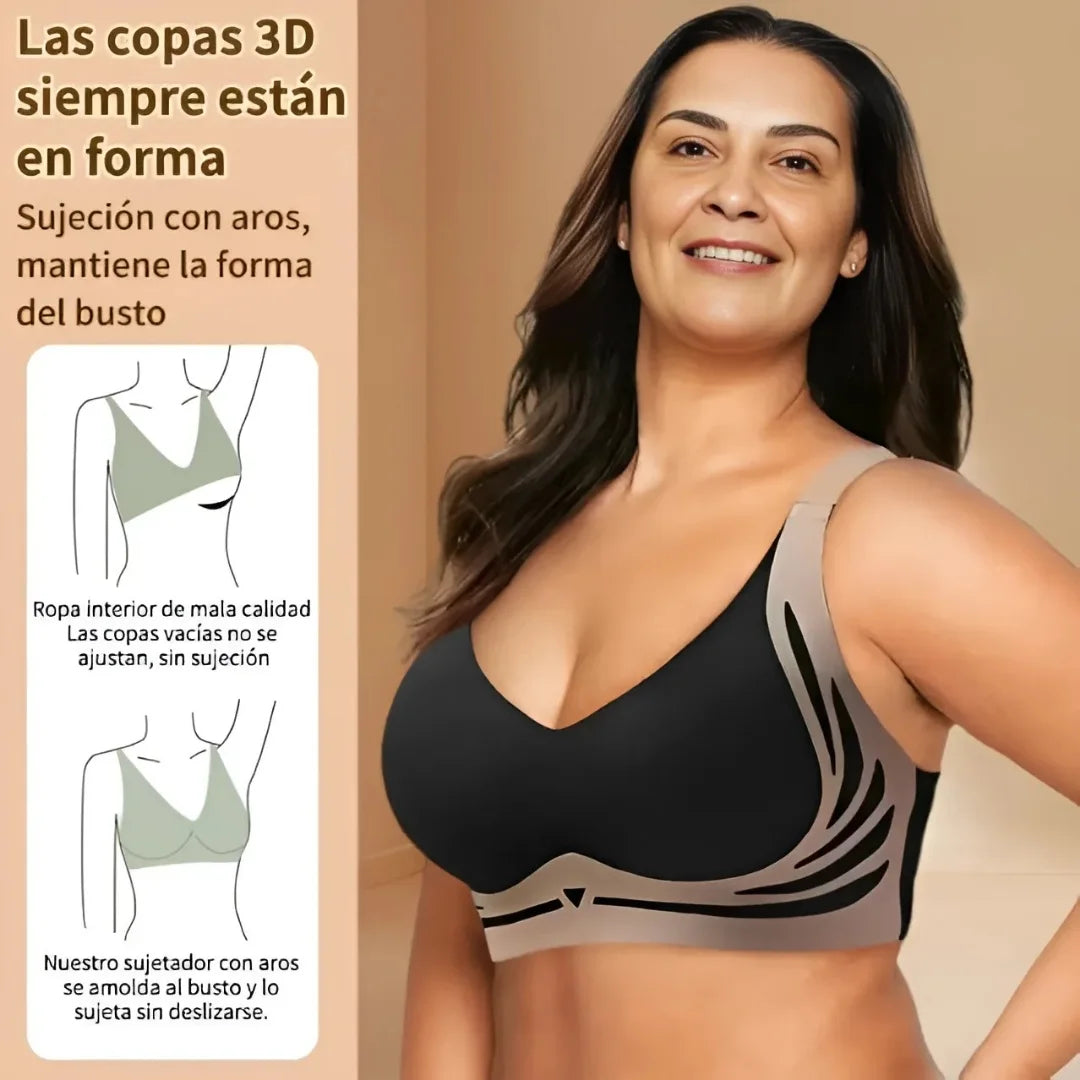 BRATOP® SOSTEN ANTIFLACIDEZ PUSH-UP SIN COSTURA NI VARILLAS