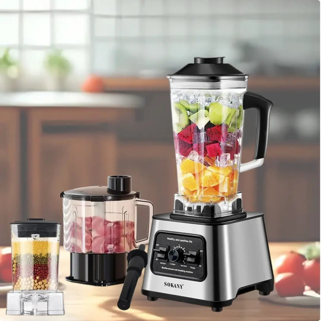 ULTRABLEND® LICUADORA PROFESIONAL 3 EN 1 MOTOR 9500W + 15 VELOCIDADES