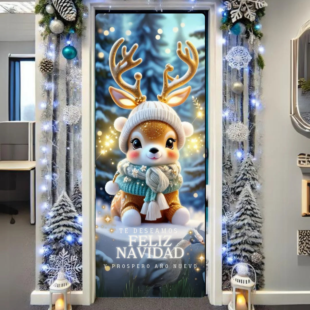 NAVIDOOR® FORROS NAVIDEÑOS ESPECIALES PARA PUERTAS 180*90
