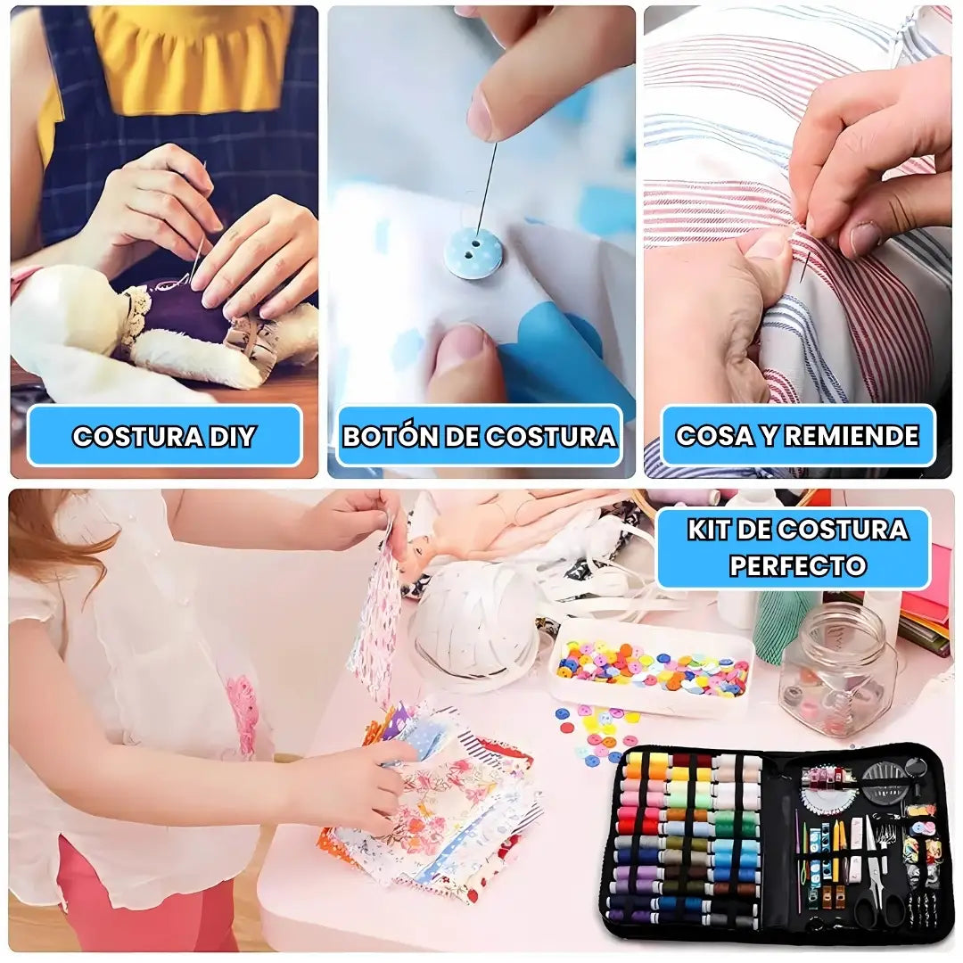 COSERKIT® KIT DE COSTURA PROFESIONAL COMPLETO 92 PZS