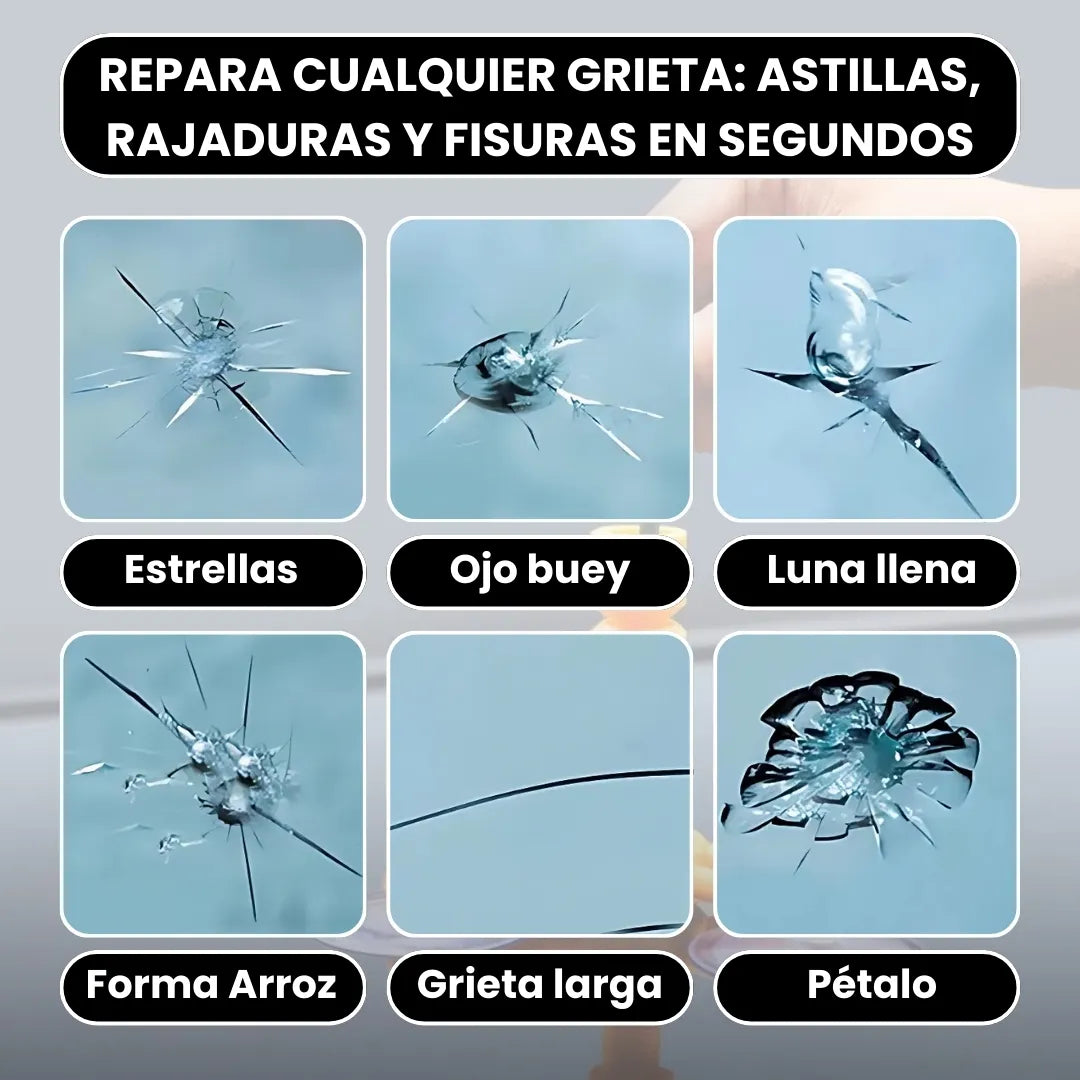 CRYSTALKIT® RESINA REPARADORA DE PARABRISAS Y VIDRIOS