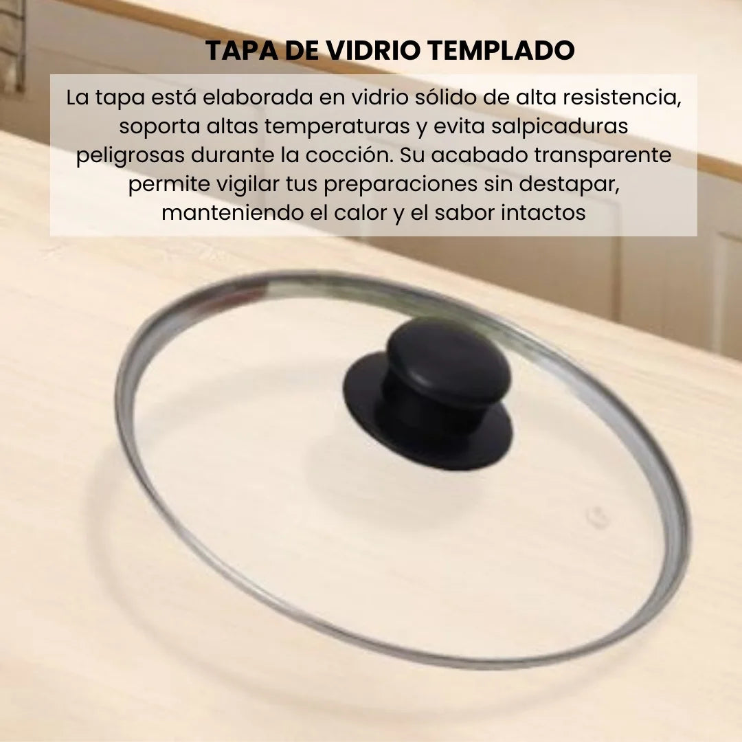NOVAFRIT® OLLA FREIDORA 3EN1 MULTIFUNCIONAL: VAPORIZA Y COCINA AL INSTANTE