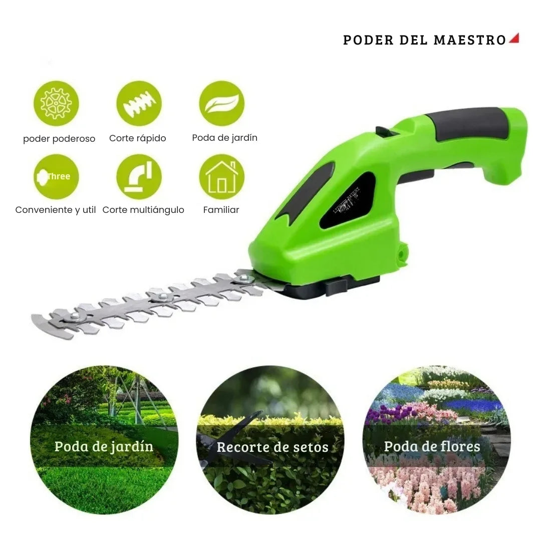 PODAGO® CORTASETOS ELECTRICO DE MANO 2 EN 1