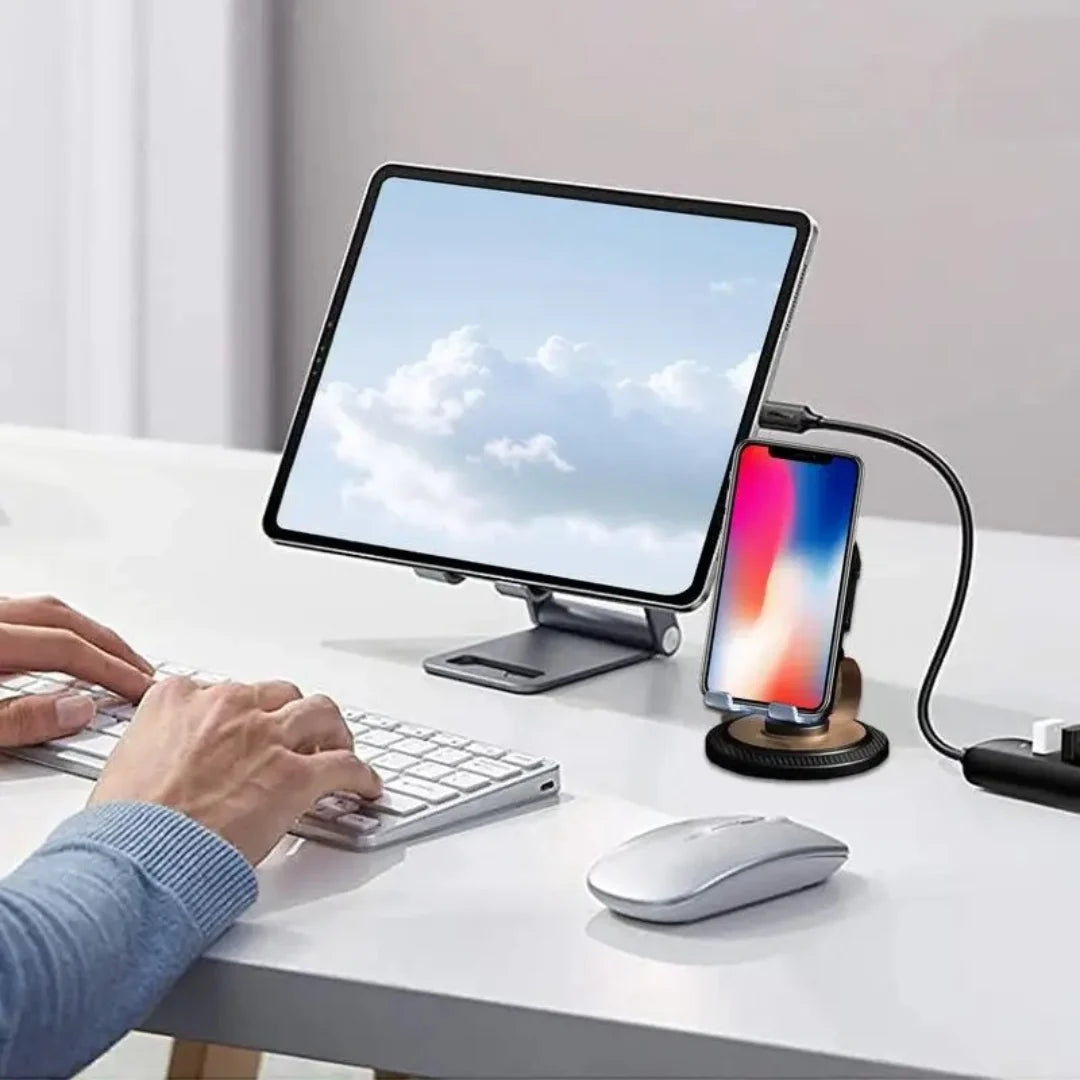 SONYBASE® SOPORTE ALTAVOZ MAGNETICO INTELIGENTE GIRA360° PORTABLE Y UNIVERSAL